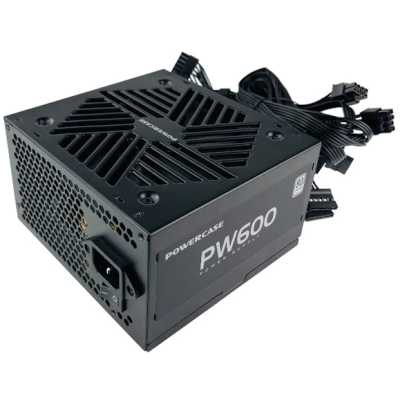 блок питания PowerCase PW600 600W PS-600W-DC Черный