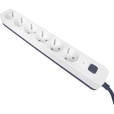 сетевой фильтр PowerCom SP-06W 3m белый