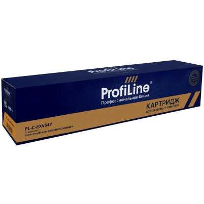 тонер-картридж ProfiLine PL_C-EXV54Y_Y желтый