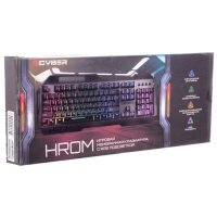 клавиатура Qcyber Hrom Black USB Черный