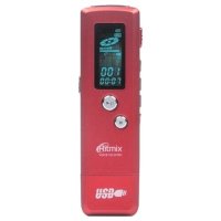 диктофон Ritmix RR-660 4Gb Red