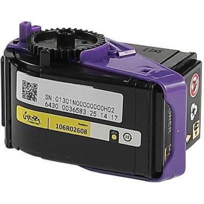 картридж Sakura SA106R02608 желтый