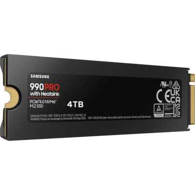 SSD диск Samsung 990 PRO 4Tb MZ-V9P4T0CW Черный