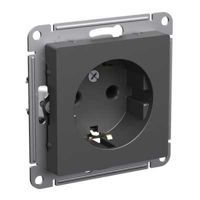 розетка силовая Schneider Electric AtlasDesign ATN001443 Базальт
