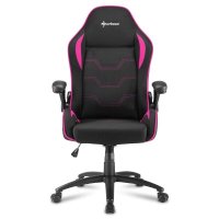 игровое кресло Sharkoon Elbrus 1 Black-Pink черно-розовый