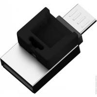 флешка Silicon Power 16GB SP016GBUF2X20V1K Черный, серебристый