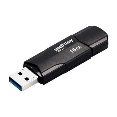 флешка SmartBuy 16GB SB16GBCLU-K3 Черный