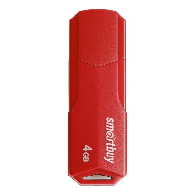 флешка SmartBuy 4GB SB4GBCLU-R Красный