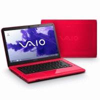 ноутбук Sony Vaio VPC-CA4S1RR Красный