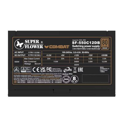 блок питания Super Flower Combat DB 550W SF-550C12DB Черный