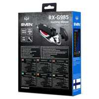 мышь Sven RX-G985 Черный-серебристый