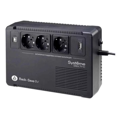 ИБП Systeme Electric Back-Save BVSE600RS Черный