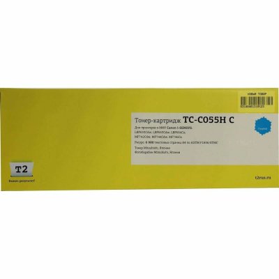 картридж T2 TC-C055H C голубой