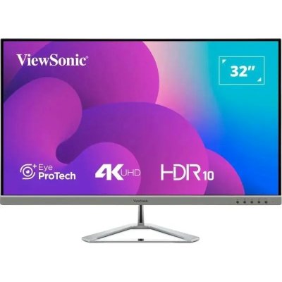 монитор ViewSonic VX3276-4K-MHD-2 Серебристый