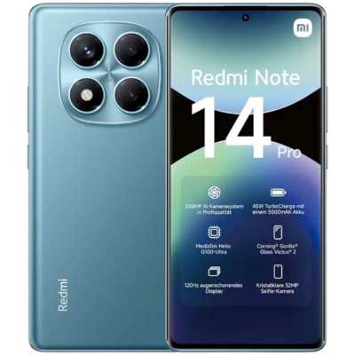 смартфон Xiaomi Redmi Note 14 Pro 4G 8/256GB Ocean Blue голубой
